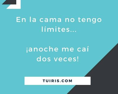 ¡En la cama no tengo límites!